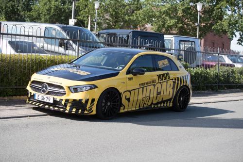 Sidney Hoffmann bei der Schlossgarage in Südkirchen